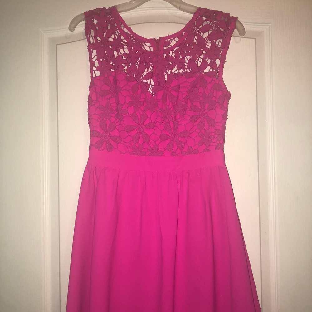 pink lace dress (worn once)